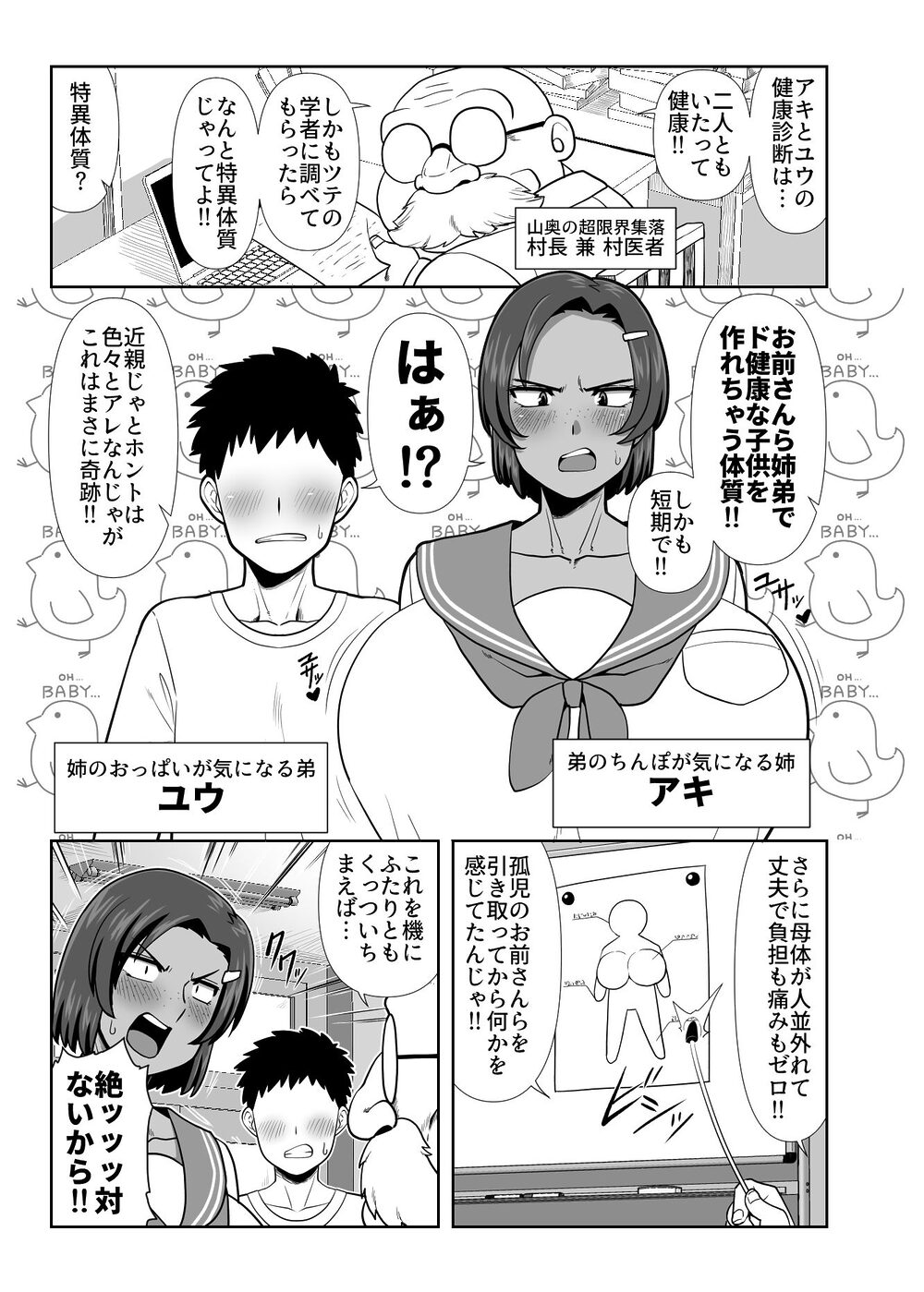 仲の悪い姉と弟が発情したサルみたいに交尾しまくる本。 画像1